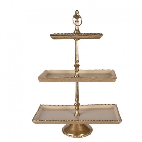 Piętrowa Patera Metalowa 50 cm Clayre & Eef