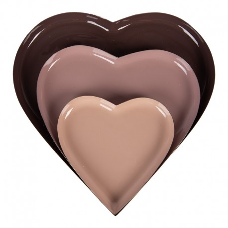 Tacki Serca 3 szt. Clayre & Eef