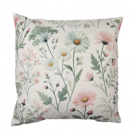 Poszewka Dekoracyjna w Kwiaty Kwadratowa B Clayre & Eef