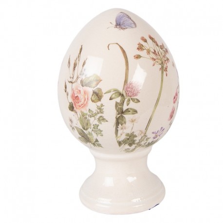 Ceramiczne Jajo Ozdobna M Clayre & Eef