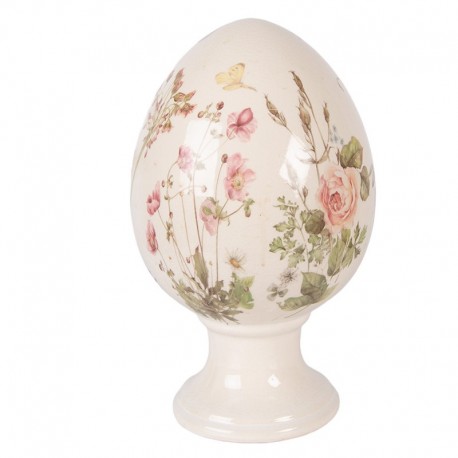 Ceramiczne Jajo Ozdobne T Clayre & Eef