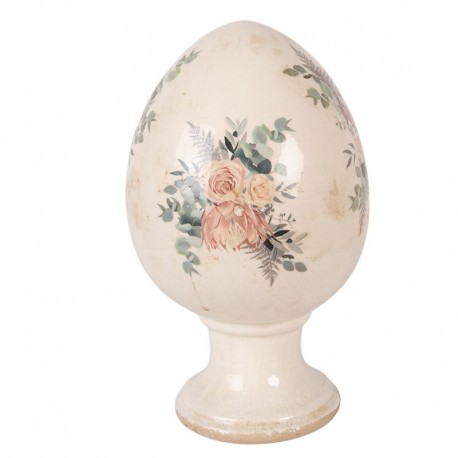 Ceramiczne Jajo Ozdobne Y Clayre & Eef