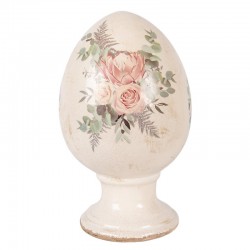 Ceramiczne Jajo Ozdobne Z Clayre & Eef