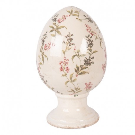 Ceramiczne Jajo Ozdobne 1A Clayre & Eef