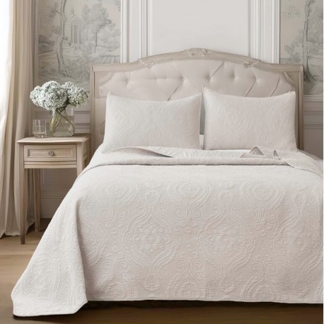 Narzuta Na Łóżko Beżowa A Blanc Mariclò