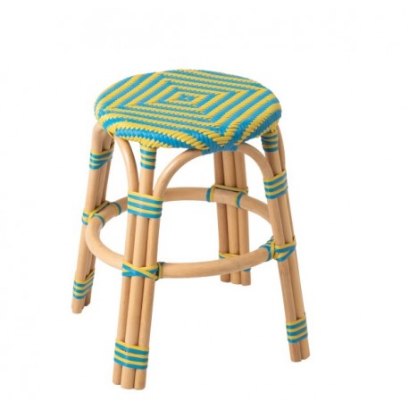 Stołek Boho Pleciony C J-Line