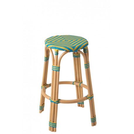 Stołek Barowy Boho Pleciony C J-Line