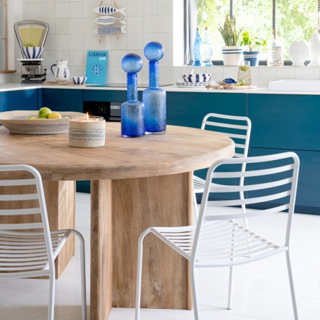 Białe Krzesło Metalowe J-Line