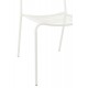 Białe Krzesło Metalowe J-Line