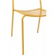 Żółte Krzesło Metalowe J-Line