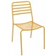 Żółte Krzesło Metalowe J-Line