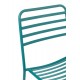Turkusowe Krzesło Metalowe J-Line
