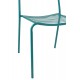 Turkusowe Krzesło Metalowe J-Line
