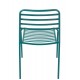 Turkusowe Krzesło Metalowe J-Line