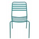 Turkusowe Krzesło Metalowe J-Line