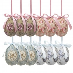Zawieszki Wielkanocne Jajka 12 szt. B Clayre & Eef