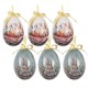 Zawieszki Wielkanocne Jajka 6 szt. B Clayre & Eef