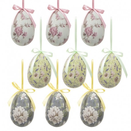 Zawieszki Wielkanocne Jajka 9 szt. C Clayre & Eef