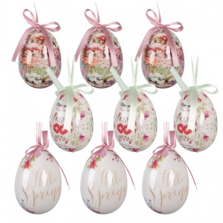 Zawieszki Wielkanocne Jajka 9 szt. J Clayre & Eef