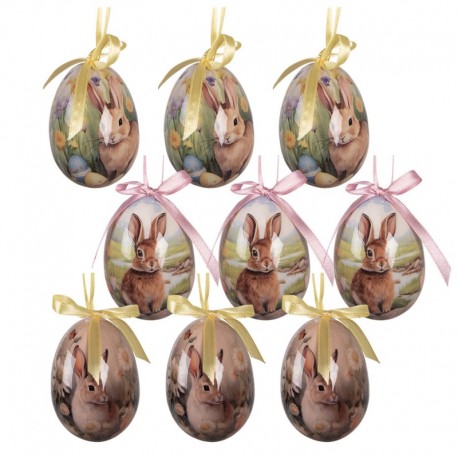 Zawieszki Wielkanocne Jajka 9 szt. K Clayre & Eef