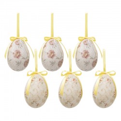 Zawieszki Wielkanocne Jajka 6 szt. F Clayre & Eef