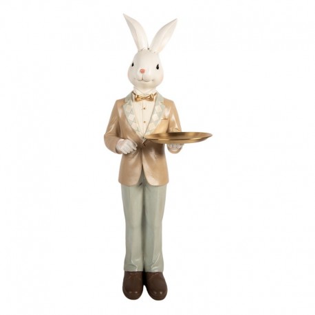 Zając z Tacą Figurka F Clayre & Eef