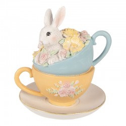 Figurka Ozdobna Królik Pastelowa Wielkanoc B Clayre & Eef