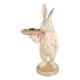 Duża Figurka Zając z Tacą A Clayre & Eef