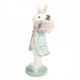Figurka Ozdobna Królik Pastelowa Wielkanoc D Clayre & Eef