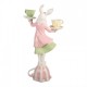 Świecznik Ozdobny Królik Pastelowa Wielkanoc A Clayre & Eef