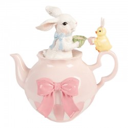 Figurka Ozdobna Królik Pastelowa Wielkanoc H Clayre & Eef