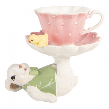 Figurka Ozdobna Królik Pastelowa Wielkanoc I Clayre & Eef