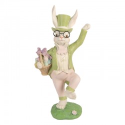 Figurka Ozdobna Królik Pastelowa Wielkanoc M Clayre & Eef