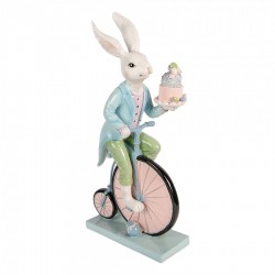 Figurka Ozdobna Królik Pastelowa Wielkanoc N Clayre & Eef