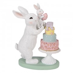Figurka Ozdobna Królik Pastelowa Wielkanoc P Clayre & Eef