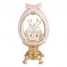 Jajko Ozdobne Na Nóżce z Króliczkami Wielkanoc B Clayre & Eef