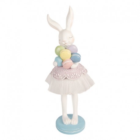 Figurka Ozdobna Królik Pastelowa Wielkanoc S Clayre & Eef