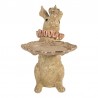 Figurka Złoty Zając z Tacą A Clayre & Eef