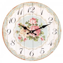 Zegar Retro Róże 5
