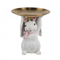 Królik z Tacą Figurka A Clayre & Eef