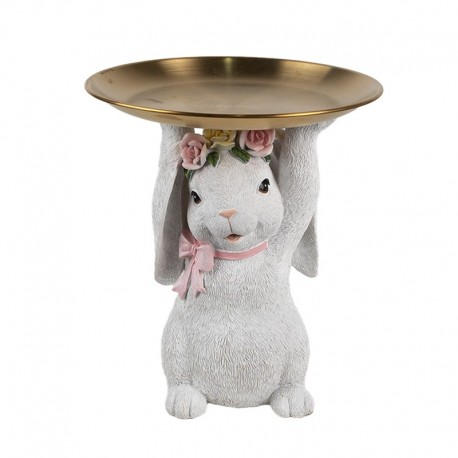 Królik z Tacą Figurka A Clayre & Eef