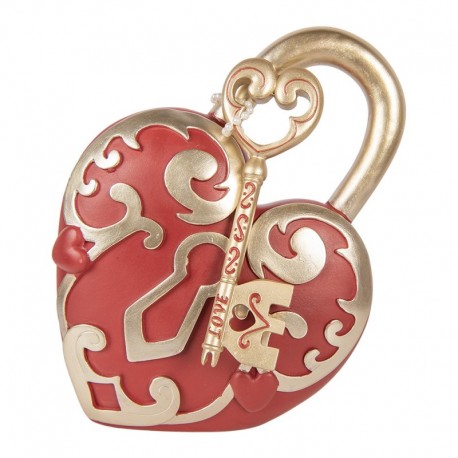 Ozdobne Serce z Kluczem Clayre & Eef