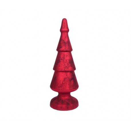 Szklana Choinka Belldeco Red Bosco Velvet 3A
