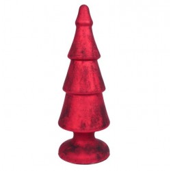 Szklana Choinka Belldeco Red Bosco Velvet 3B