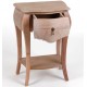 Brązowy Stolik Nocny Prowansalski Lilo