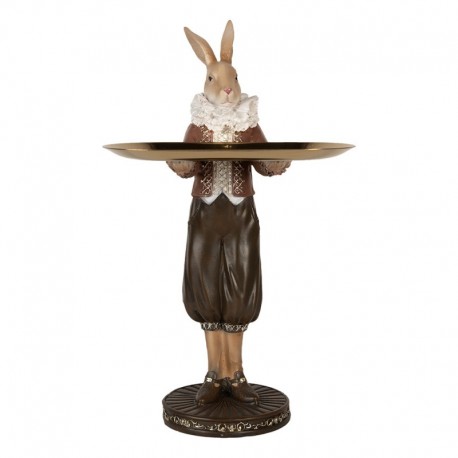 Figurka Zająca z Tacką A Clayre & Eef