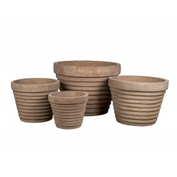 Donice Belldeco Garden Old Antique Chocolate 6 kpl. 4 szt.