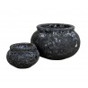 Donice Belldeco Garden Old Okrągła Black kpl. 2 szt.