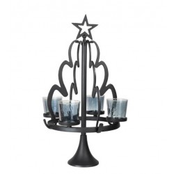 Świecznik Choinka Belldeco Nero L 73 cm