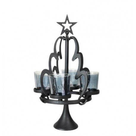 Świecznik Choinka Belldeco Nero M 56 cm